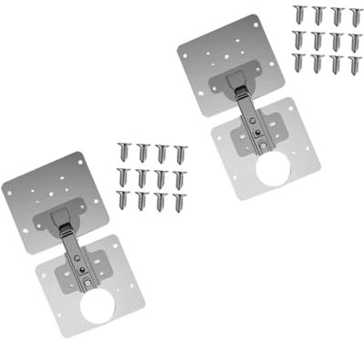 DIYEAH 2 Teiliges Festplatten Set Küchenbefestigung Schrankscharnier Reparatur Schranktürscharnier Scharniere Für Schranktüren Ausbesserungsplatten Schrank Ausbesserungsplatte