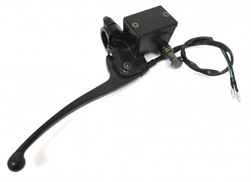Bremspumpe rechts mit Bremszylinder und Hebel passend für ATU Explorer Race GT 50 (Typ B92) – Ø12 mm Kolben, M10x1,25, Bremsleitung vorne
