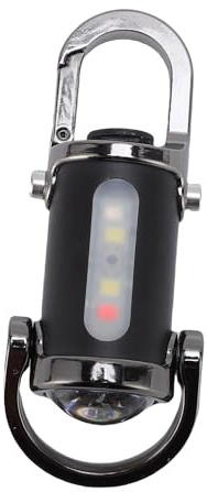 Kompakte Schlüsselbund -LED -Taschenlampe 1200 Lm Super Hell Wiederaufladbarer Taschenled -Fackel Aluminiumlegierungskonstruktion für Camping -Wandern mit Regensicherer Struktur
