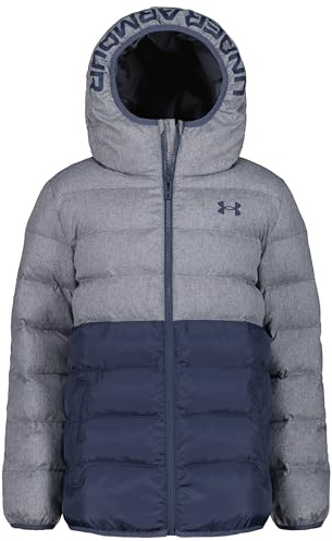 Under Armour Kids Pronto Puffer Jacket Juniors Long Sleeve Grey/heather 12-13 Years