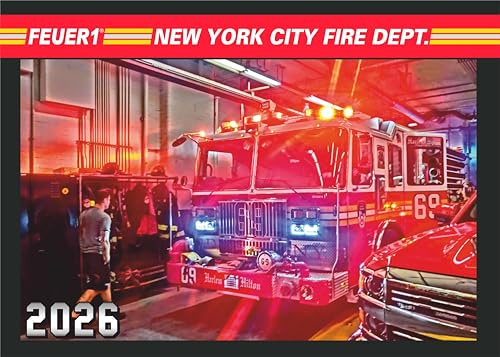 Kalender 2026 New York City Fire Dept. (14.Jahrgang) limitiert auf 100 Stück -