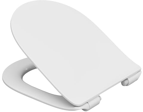 NEG Softclose WC-Sitz für Hänge-WC Uno55 Tornad00 | Original NEG, Quick-Release, Leichte Reinigung, Toilettendeckel