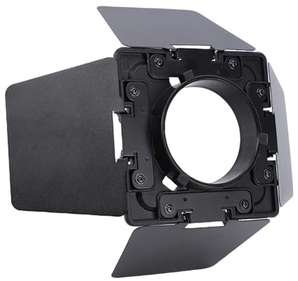 Acouto [4 Leaf Light Baffle] Aluminum Alloy Video Light Barn Doors for YN150/YN150S/YN150 Ultra