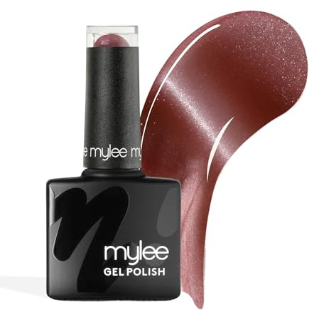 Mylee Cat Eye Gel Nail Polish 8ml [Pink Sands] - UV/LED Nail Art Manicure | Pedicure, Professional, Magnetic, Glitter, Holographic, Vegan & Cruelty Free, Salon & Home Use, Long Lasting & Easy to Apply