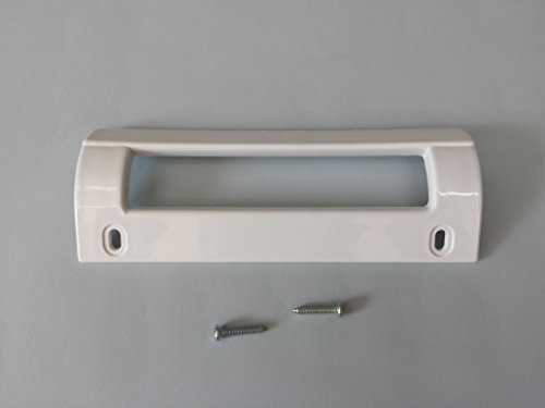 RECAMBIOS DREYMA Tirador Puerta Frigorífico Blanco Universal Distancia Entre Agujeros 160mm Largo Total 197mm Alto 75mm Compatible Modelos Bosch Balay Superser Crolls LG Código 093613