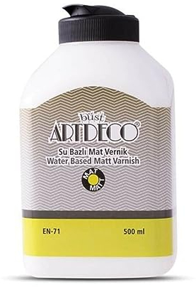 Artdeco Barniz mate a base de agua, 500 ml