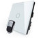 KONOQ Glass Panel Smart Touch Light Switch - Remote ON/OFF (1 Gang / 1 Way, White)