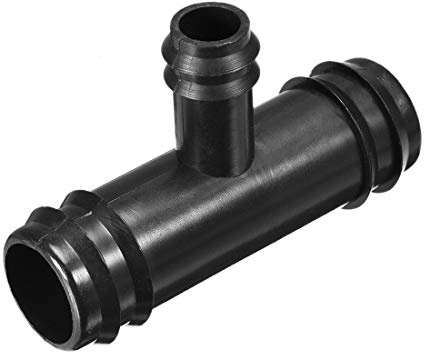 sourcing map 15pcs Lengüeta Goteo Conector T Tubo 16/25 Montaje Manguera | para Jardín Agrícola Riego Sistema Plástico