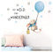 Little Deco Wandbilder Spruch sei wild & Maus I Wandbild L - 190 x 109 cm (BxH) I Luftballon Wandtattoo Aufkleber Kinderzimmer Junge Deko Babyzimmer Kinder DL317