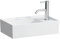 Laufen Kartell Handwaschbecken,Armaturenbank rechts, unterbaufähig, 1 Hahnloch, ohne Überlauf, 460x280, Farbe: Weiß mit LCC