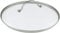 Tempered Glass Vented Pan Lid Saucepans, Wok, 28CM Glass Lid Transparent - Stainless Steel Rim & Handle (28CM)