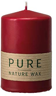 Wenzel Pure Kerze Safe Candle 9x6cm Karminrot, rot