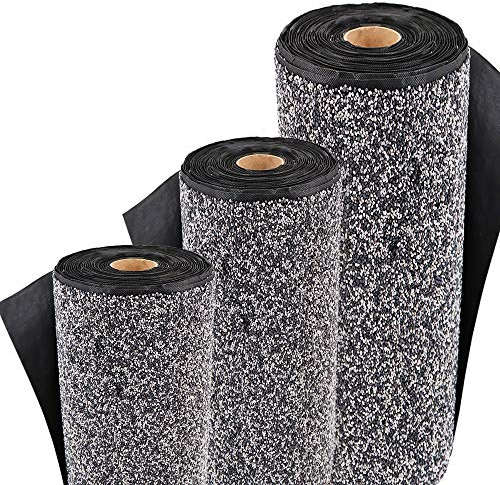 Aquagart Premium Teich Steinfolie 20m x 0,4m grau I Steinfolie Teich-Folie für Bachlauf Gartenteich Zubehör I Epdm-Folie Stein-Matte Teichrand Teichzubehör I Kiesfolie