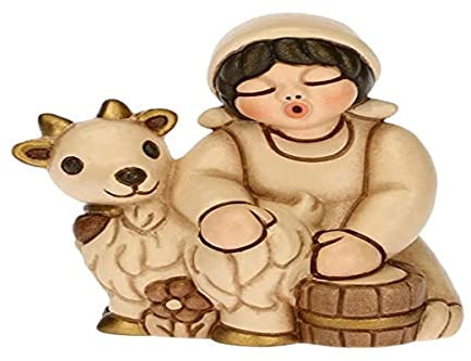Thun Krippe 'KK Frau mit Ziege - Ziegenmelkerin ' 2021-6 x 5 x 6,8 cm