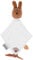 Nattou Mini Doudou en Coton (Mousseline) et Polyester, Lapin Bonnie, Compagnon Dès La Naissance, Environ 25 cm, Susie et Bonnie, Blanc