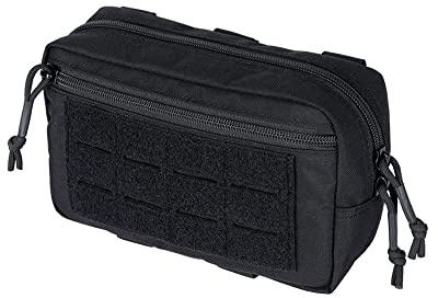 EXCELLENT ELITE SPANKER Taktische Molle Tasche Nylon Werkzeugtasche Ausrüstung Tail Pack Taktische Gürteltasche EDC Admin Pouch Taschen(Schwarz)