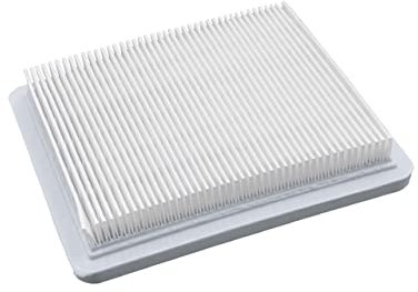 vhbw Papier-Luftfilter Ersatzfilter kompatibel mit Stiga Collector 53 S, Combi 53 S, Multiclip 50 Rasenmäher, 13,2 x 11,5 x 2,1 cm, Weiß