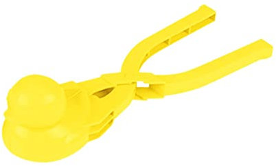 PAIDAXING Cartoon Schneeball Form Spielzeug Schneeball Maker für Kinder Poporutscher Kunststoff Schnee Sandball Schneeball Clip im Freien Spielen 4PC