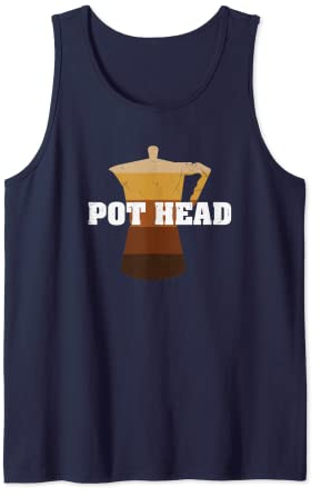 POTHEAD | Vintage Moka Pot | Classic Stovetop Espresso Maker Tank Top