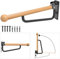 Dolibest 61cm Toiletten Haltegriff Klappbar WC Griff Aufstehhilfe Toilettengriffe für Senioren Behinderte Holz Klappgriff Wandstützgriff zum Aufstehen