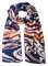Desigual Women's Scarf_Patch Zebra, Brown, One Size
