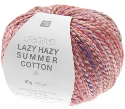 Rico Creative Lazy Hazy Summer Cotton DK 022 Berry