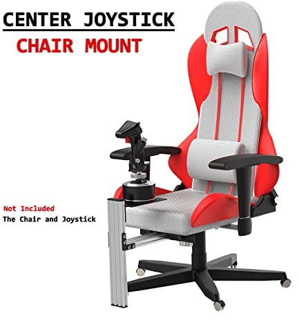 EG STARTS Flight Sim Chair Mounts Center Joystick Chair Mount para Thrustmaster T-Flight Hotas 4 & Warthog Flight Stick & T16000M FCS & TCA Sidestick Airbus Edition & VKB Gunfighter Pro MK 3 Stick