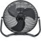 Brandson - Ventilateur de Sol Design rétro, Ventilateur sur Pied de 50 cm de diamètre, Ventilateur métallique 160W, 3 Vitesses, Faible, Moyenne, Haute, Débit d'air élevé, Inclinable à 120°, Noir
