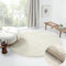 MY-RUG Hochflor Teppich Liv für Wohnzimmer: Runder 190cm Teppich Liv, weich & hochflorig, Ø190cm, perfekt fürs Wohnzimmer