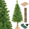 SPRINGOS Albero di Natale Artificiale Pino Tronco Naturale Sacco di iuta 180 cm