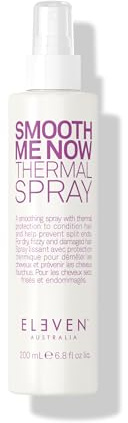 Eleven Australia Smooth Me Now Thermal Spray | Anti Frizz, Heat Styling Protection for Dry Damaged Hair, Sleek Results, Lightweight Formula, for Women & Men