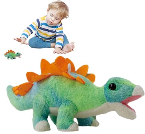 ZORQ Weicher Dino-Plüsch | Gefülltes Dinosaurier-Wurfkissen,5,9-Zoll-Plüschtier-Dino-Plüschtiere, gefülltes Dinosaurier-Wurfkissen, Flauschiges Freund-Umarmungskissen, Dinosaurier-Plüschtier