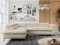 MKS MEBLE Ecksofa Sofa Beige, Wohnlandschaft L-Form mit Schlaffunktion und Bettkasten, Schlafsofa mit Bettkasten, Sofa mit Einstellbare Kopfstützen, Peter L - Beige Boucle - Links Beige