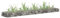 Gabion pour Pierre, Panier à Pierre Panier de Gabion Cage à Pierre Lit surélevé à gabion Acier galvanisé 180x30x10 cm