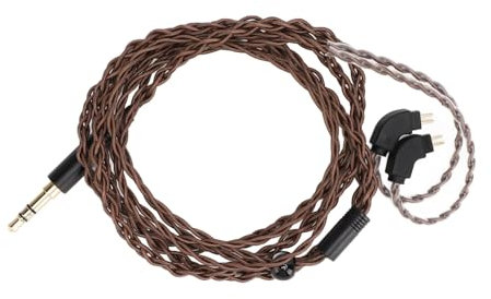 Earphone Cable, 3.94FT 2Pin 0.78mm OFC Replacement Detachable Cable, 3.5mm to 2 Pin 0.78mm Plug Headsets Wire for ZSN ZS10 ZSX AS12 AS16 ZS10 ZAX ASF ASX