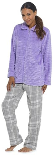 Undercover Waffle Fleece Zip Bed Jacket LN1693 Lilac 22-24