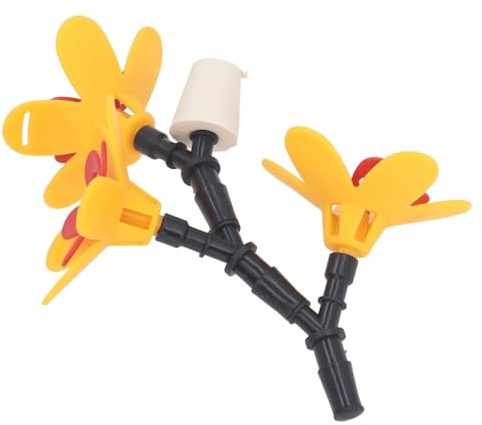 Kolibri-Futterspender zum Selbermachen, Flasche, Recycling, sicher, harmlos, Vogelfutter-Blumen-Set für den Außenbereich, Garten, Terrasse (drei Blumen)