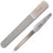Nail File Diamond Deb Nail File Set Foot Dresser Stainless Steel - Double Sided Diamond Dust Coating Podiatry Foot Care Instruments Professional Quality Product Chiropody File - Viva (15cm)