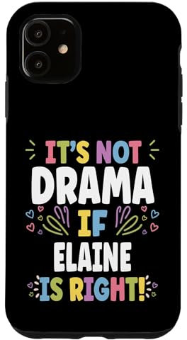 ELAINE Personalized Women's Gift Custom ELAINE Case for iPhone 11