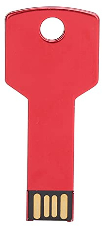 64GB Key Shape USB Flash Drive Aluminum Alloy Metal U Disc USB Flash Drive High Speed Portable for Car Computer Data Storage USB Flash Disc Home Supplies Key Shaped for Secure Fil