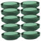 Gadpiparty 10 Piezas Platos de Barro Floral Redondos para Arreglos de Flores y Artificiales de Decoración Absorbentes y Prácticos para Bodas
