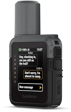 Garmin inReach Mini 3, robuster, kompakter globaler Satellitenkommunikator mit Farb-Touchscreen, Zwei-Wege-Text, Notfall-SOS-Messaging und langer Akkulaufzeit bis zu 350 Stunden mit 10 Minuten