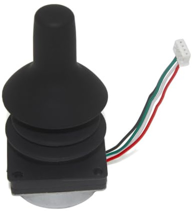 Elektrischer Rollstuhl Joystick 360 Grad Rotationssteuerung | Schwarz, Nylon Gummi Metall, für Power Wheelchair Controller und Power Chair, Einsatz Nahe Bett und Aufzug