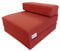 MyLayabout Kids Z Bed - Memory Foam Chair bed & Fold up Mattress | Available in 11 colours. Perfect for childrens sleepovers, reading corners or gaming. (Red)