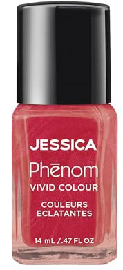 JESSICA | Phenom Vivid Colour Nail Polish | Long-lasting Gel-like Nail Polish without UV Lights coming in vivid & pigmented colours | She's got Moves | 14 ml