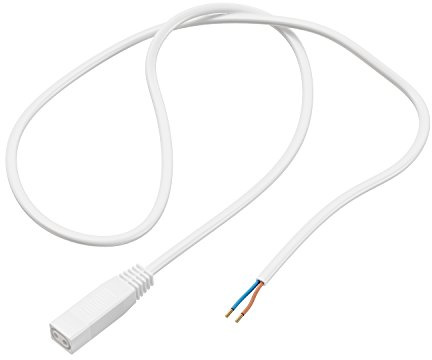 ledscom.de Anschlusskabel von 2-adrig auf Stecksystem SPIDER, 1 m, weiß, 2 x 0,75 mm²