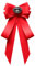 Cheerlife Fashion Schleifenbrosche Damen Brosche mit Strass Fliege Schleife mit Haken verstellbar für Herren Damen Mädchen Rot