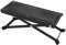 CASCHA Repose-pieds de guitare réglable en 4 hauteurs, tabouret pliable, repose-pieds support de guitare, banc de guitare noir antidérapant & pliable, accessoires de guitare HH 2082