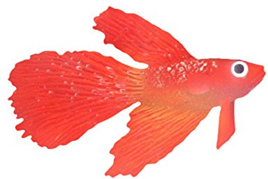 WYXlink Schöne Gummi weiche kleine gefälschte Fisch Plastik Fisch Goldfisch Aquarium Landschaftsbau Aquarium Dekoration (C)