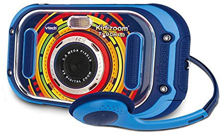 VTech Kidizoom Touch 5.0 Cámara de Fotos Digital Infantil Color Azul versión española (80-163522)